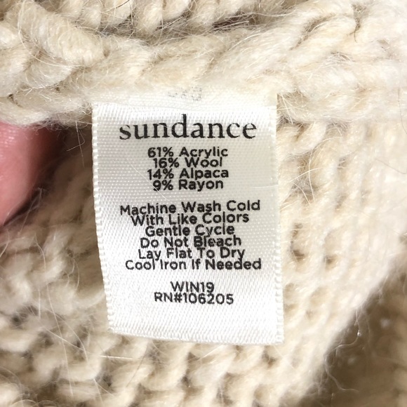 Sundance wool/alpaca blend sweater sz. XS - Picture 4 of 4